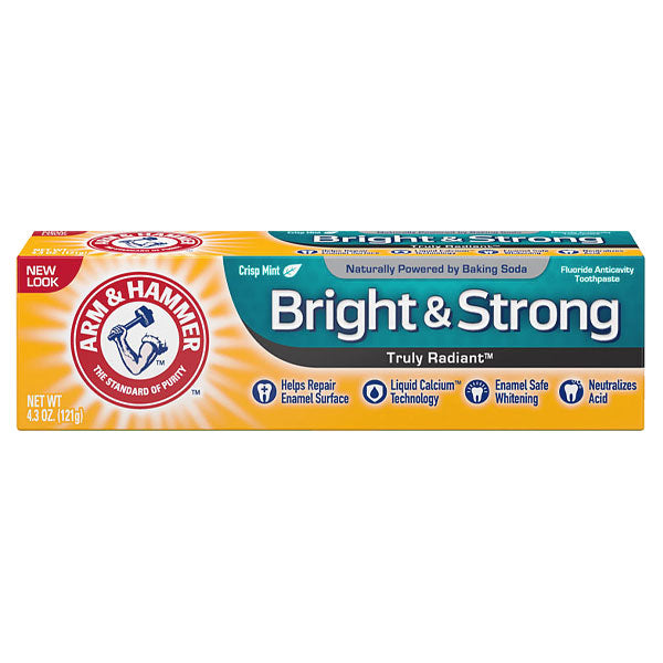Arm & Hammer Bright & Strong Truly Radiant Toothpaste - Crisp Mint