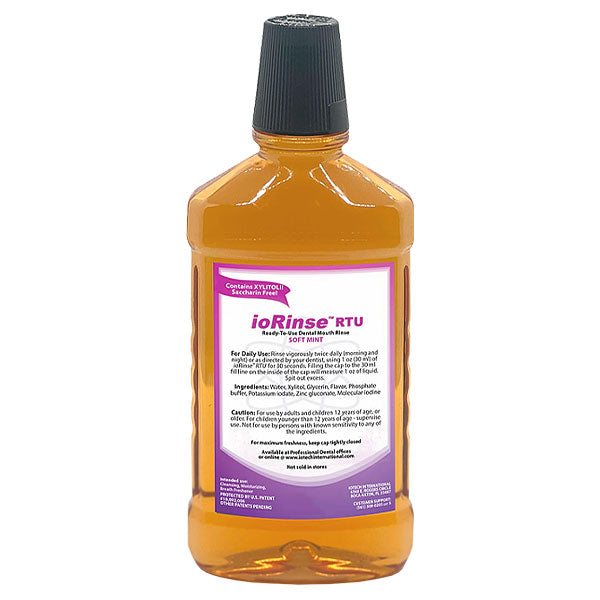 IoTech ioRinse RTU Ready-To-Use Soft Mint Mouth Rinse (1 L)