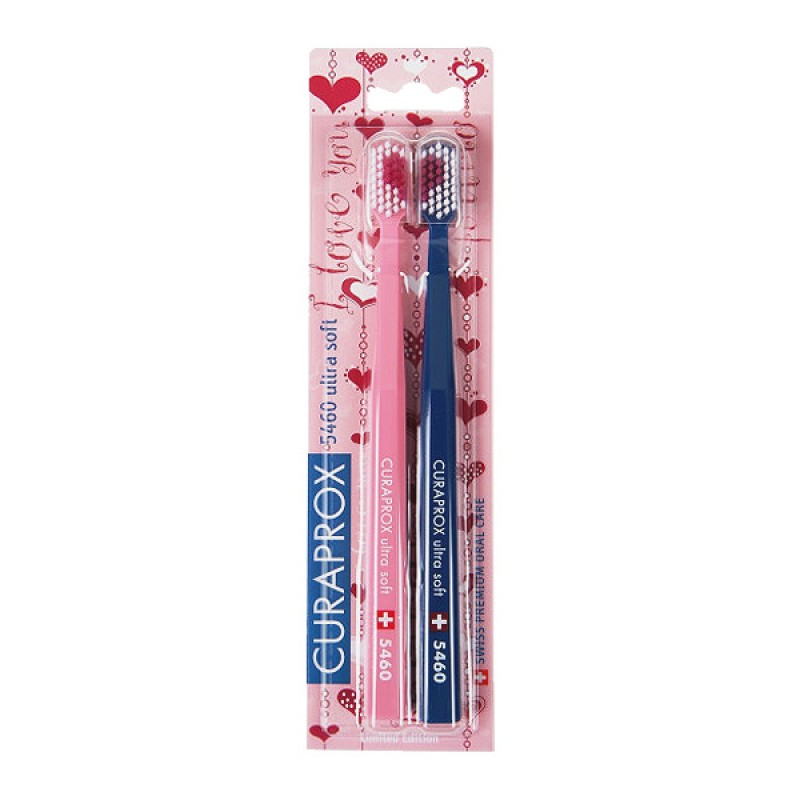 Curaprox CS 5460 Ultra Soft Toothbrush Love Edition Doublepack