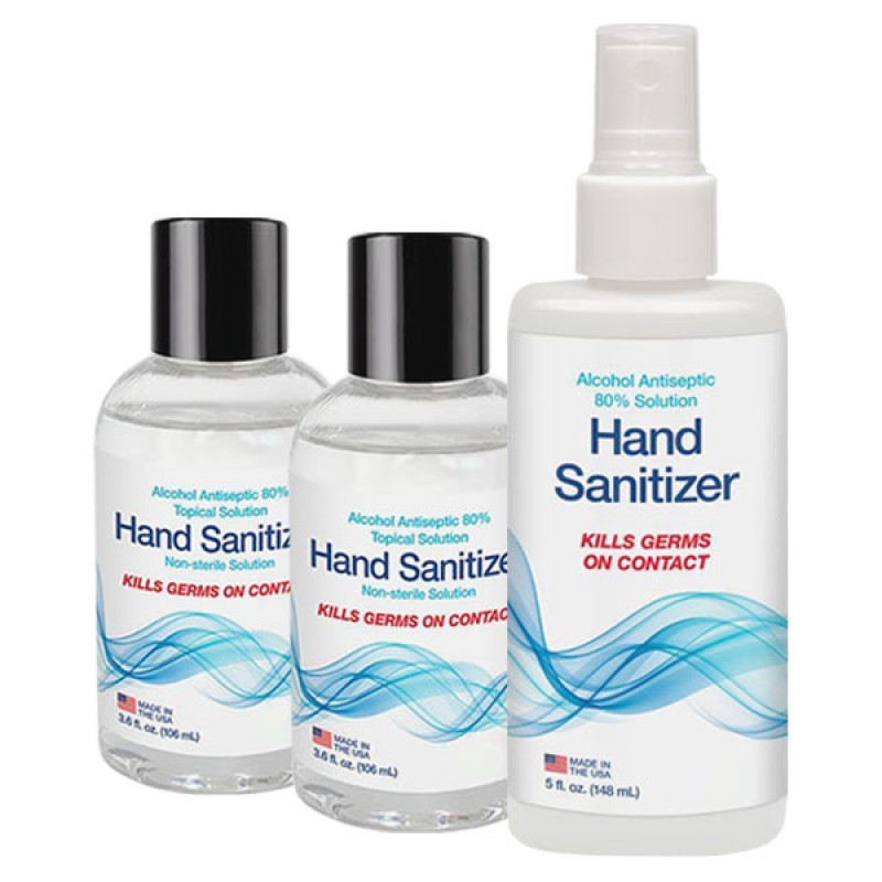 BleachRefills Antiseptic Hand Sanitizer Liquid Spray Bottle with